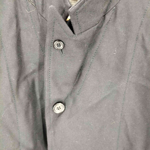 コムデギャルソンシャツ COMME des GARCONS SHIRT 袖フェイクレザー 切替テーラードジャケット メンズ  S